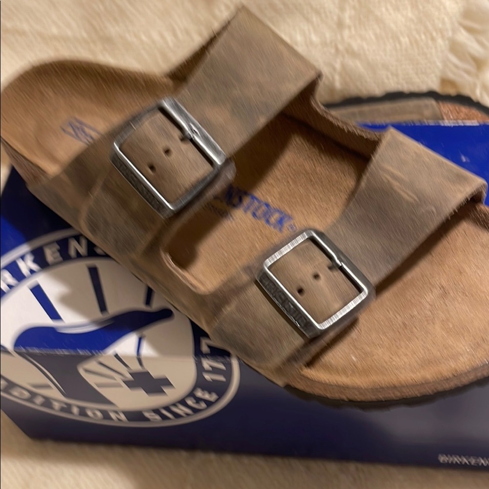 Birkenstock Brown Double Buckle Sandals